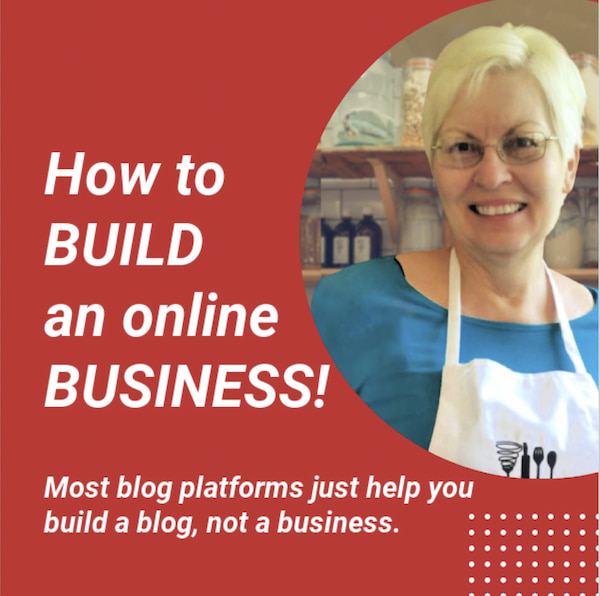 How to build an online business. Most blog platforms just help you build a blog, not a business.