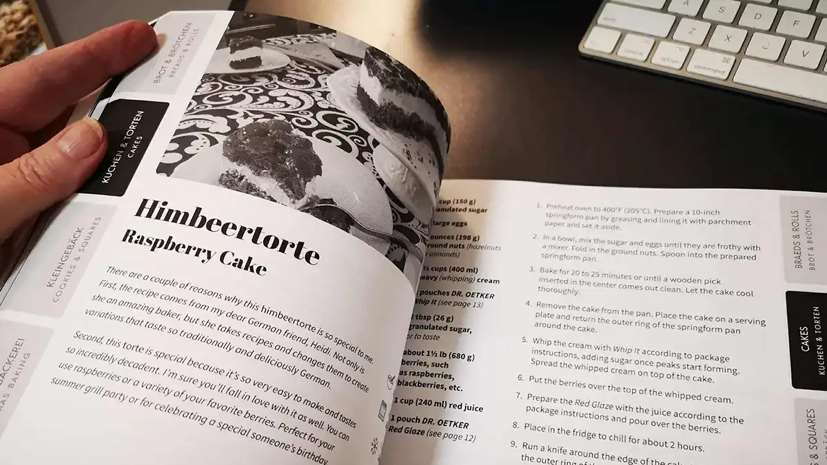 Baking Just Like Oma cookbook