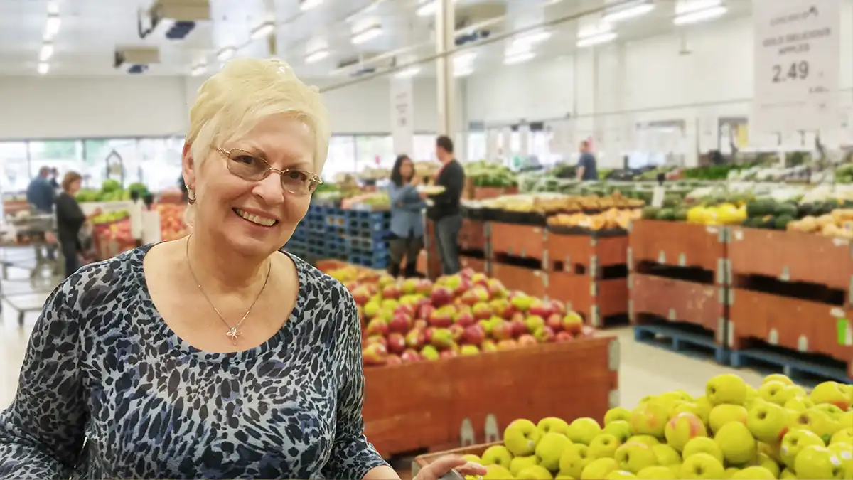 Oma Gerhild shopping