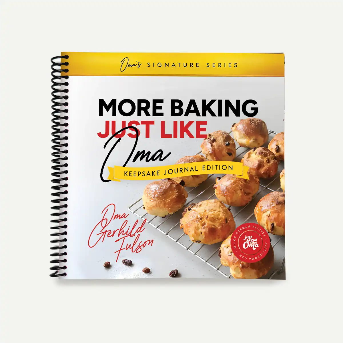 MORE Baking Just Like Oma cookbook