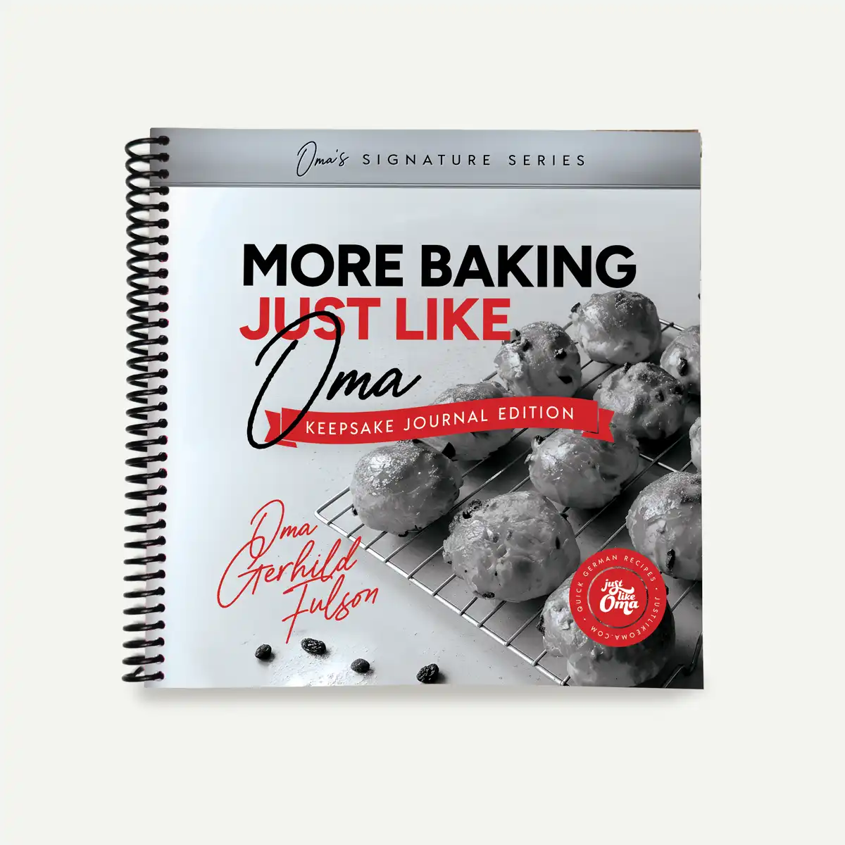 MORE Baking Just Like Oma cookbook