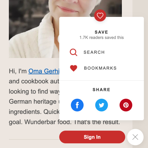 Click on the red Sign In button