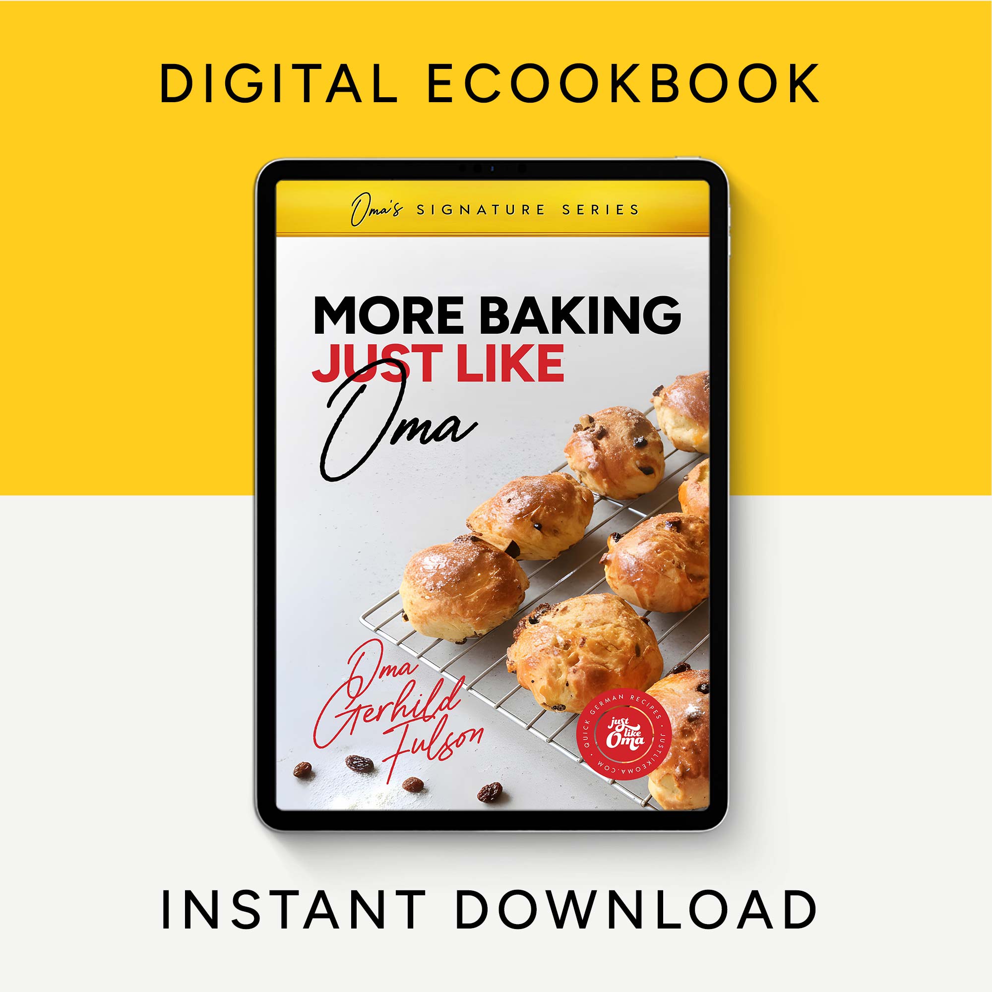 MORE Baking Just Like Oma cookbook
